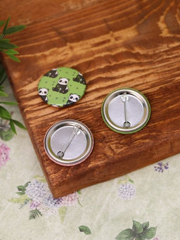 Набор значков 3 шт. iLikeGift Аниме Panda