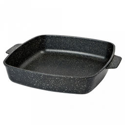 Противень с антипригарным покрытием 32х32х7см "Гранит", s0,4см, литые ручки (Россия)