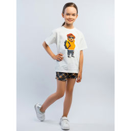 Комплект футболка кулирка, шорты футер 2х нитка петля 7011900102 - Youlala фото 2