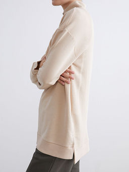 Dik Yaka Kad?n Sweatshirt Tunik