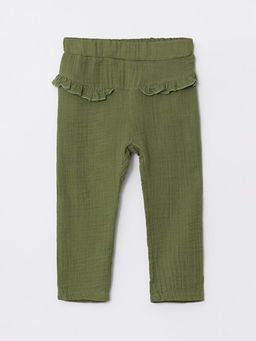 Beli Lastikli K?z Bebek Pantolon