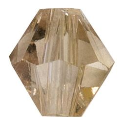 Бусина стеклянная Zlatka GBA-01 4 х 4 мм 34 шт на подложке в пакете с европодвесом №35 бежевый