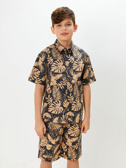 ACOOLA / Сорочка верхняя детская для мальчиков Andresi набивка