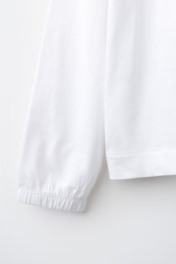 CAMISETA ROM?NTICA CUELLO BOBO / Blanco - Zara фото 5