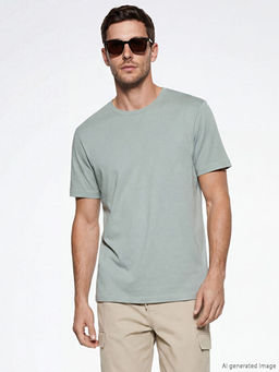 Bisiklet Yaka Modal Erkek Ti??rt