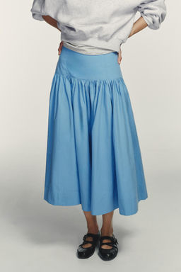 VOLUMINOUS MIDI SKIRT - Zara фото 9