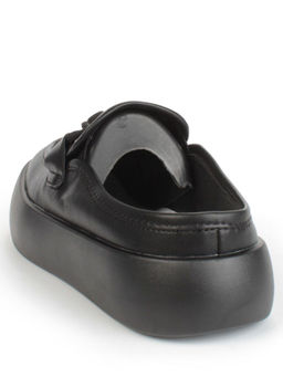 07-DJ45-2 BLACK Лоферы женские без задника (натуральная кожа) - Фабричный китай фото 6