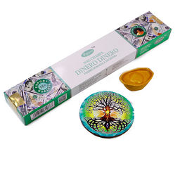 Набор для любимых женщин Шарф, браслет в мешочке, благовоние, подставка