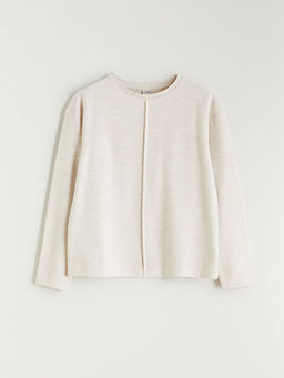 Bisiklet Yaka K?z ?ocuk Sweatshirt ve E?ofman Alt?