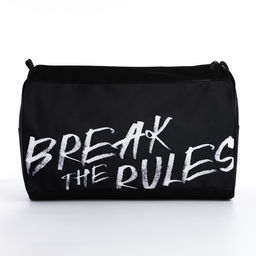 Сумка спорт Break the rules, 40*24*21, отд на молнии, черный - Nazamok фото 7