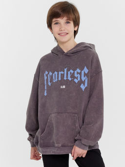 Худи для мальчиков серое с обработкой эйсид - Mark formelle фото 2