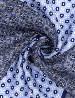 Темно-синий шелковый платок - Cacharel фото 3