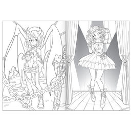 Раскраска Песнь фантазии, 16 стр., Аниме - Буква-ленд фото 2