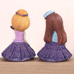 Цена за 2 шт. Фигурка Лаванда висячие ножки 2 штуки набор 22 см / 9639 /уп 48/ - Галеонтрейд фото 6