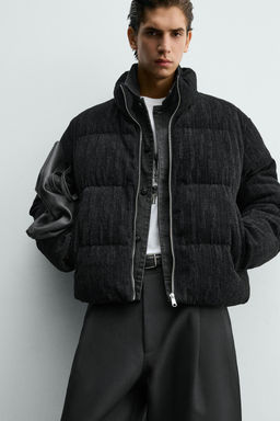 CROPPED FIT PADDED JACKET - Zara фото 9