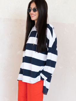 VILATTE / Летнее худи из премиальной кулирной глади  фото 7