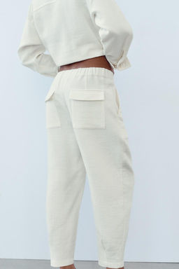 RUSTIC TROUSERS WITH DARTED HEMS - Zara фото 4