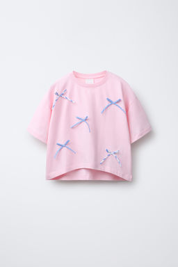 T-SHIRT WITH BOWS