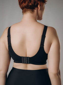 Бюстгальтер Indefini из полиамида черный  фото 5