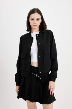 Куртка-пальто стандартного кроя - Defacto фото 4
