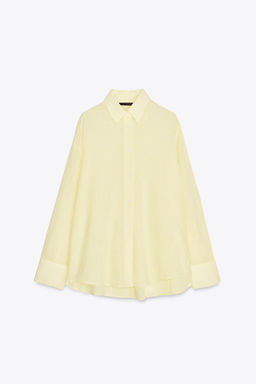 OVERSIZE STRIPED SHIRT - Zara фото 9
