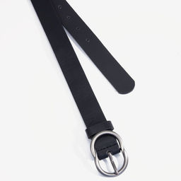 Ремень женский, ширина 3,5 см, винт, пряжка металл, цвет чёрный - Simaland фото 2