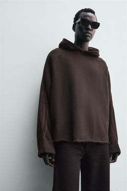 CONTRAST STRIPE SWEATSHIRT - Zara фото 6