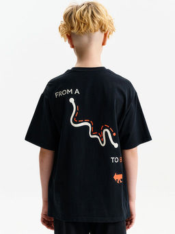 PELICAN, футболка для мальчиков, Черный  фото 3