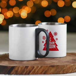 Набор С Новым годом:: термос 500 мл, кружка 200 мл, 2 шт. - Mode forrest фото 3