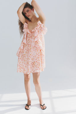 Vestido de tirantes con volantes decorativos - H&m фото 7
