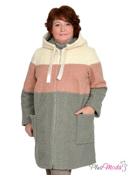 Куртка-пальто Модель №766 размеры 44-84 - Plusmoda фото 2