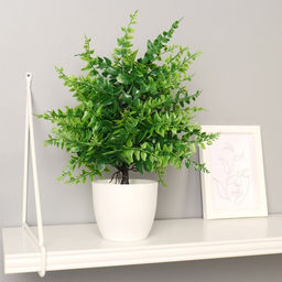 Искусственный цветок в горшке Нефролепис, 9?30 см