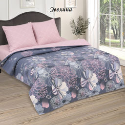 Комплект постельного белья Эвелина, 1,5-сп Поплин