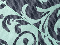 8с11.110ж1 Адажио (ДТЭ графит-мята) Покрывало декор.206х160см
