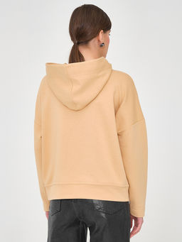 Джемпер из футера с капюшоном - Stilla фото 17