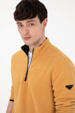 Мужской базовый свитшот светло-коричневого цвета Неожиданная скидка в корзине - U.s. polo assn фото 2