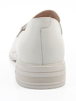 03-DEB2-3 MILK Лоферы женские (натуральная кожа)