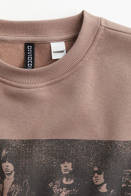 Sudadera oversize con estampado - H&m фото 6