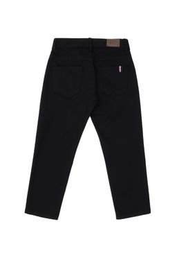 Черные брюки из плотной ткани для мальчика - U.s. polo assn фото 2