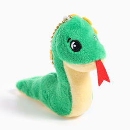 Мягкая игрушка Змея, с цветком, на подвесе, 8 см, цвет МИКС - Simaland фото 2