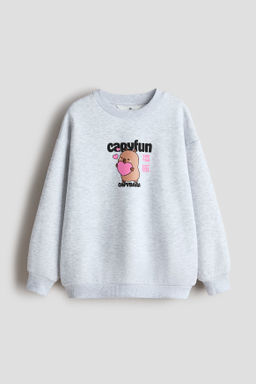 Sudadera oversize con motivo estampado - H&m фото 3