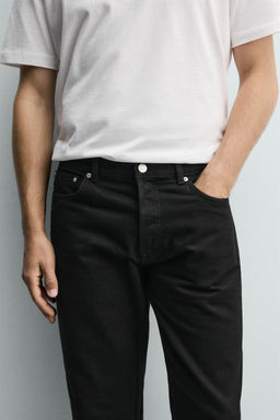 JEANS STRAIGHT FIT / Negro - Zara фото 5