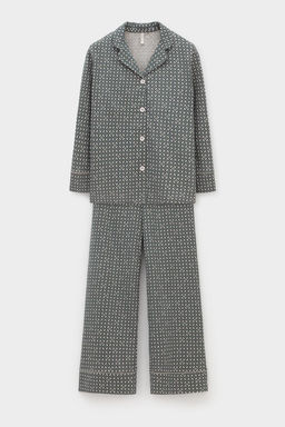 Е 20171/кремовый,узор пижама жен - Very neat фото 2