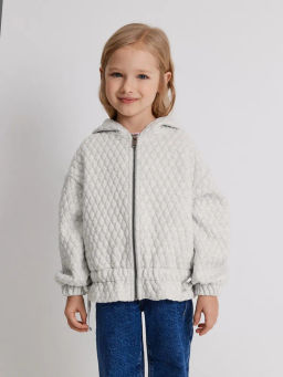 ACOOLA / Куртка (толстовка) детская для девочек Yastreb серый