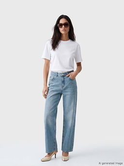 Джинсы Straight Fit женские