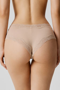 Infinity / Трусы боксер жен.в наборе из 3 шт Verne черный с бежевым - Infinity Lingerie фото 4