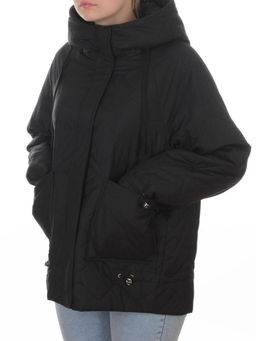 9661 BLACK Куртка демисезонная женская (100 гр. холлофайбер) - Fashion фото 5