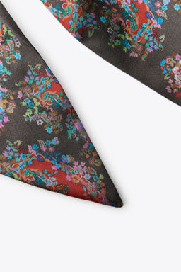 PRINTED TIE SCARF - Zara фото 3