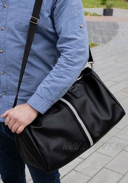 Модель №1384 | кожзам | гладкий | черный | Р820-1 | 23997