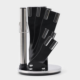 Набор кухонных принадлежностей на подставке Ardone, 7 предметов: 5 ножей, мусат и ножницы, цвет хромированный - Simaland фото 26